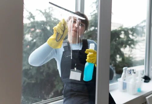 Nettoyage de vitres intérieures et extérieures au Montsaugeonnais